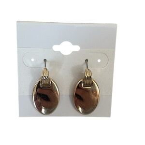 Napier Gold Disc Earrings